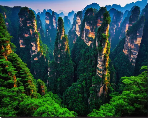 zhangjiajie,huangshan mountains,huangshan maofeng,huashan,mountainous landscape,wuyi,guizhou,yellow mountains,mountainous landforms,guilin,mountain landscape,yunnan,giant mountains,mountain valleys,shaanxi province,moc chau tea hills,beautiful landscape,mountain ranges,shahe fen,landscape background,Illustration,Vector,Vector 14