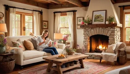 fireplace,country cottage,fire place,home interior,fireplaces,sitting room,interior decor,family room,coziness,coziest,christmas fireplace,warm and cozy,summer cottage,livingroom,living room,autumn decor,inglenook,country house,chalet,fireside,Illustration,Abstract Fantasy,Abstract Fantasy 23