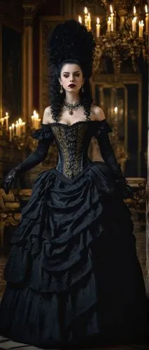 gothic fashion,gothic portrait,gothic dress,baroque,gothic woman,victorian lady,goth woman,masquerade,the carnival of venice,victorian style,female doll,venetia,gothic style,cepora judith,the victorian era,ball gown,elizabeth i,rococo,miss circassian,dark gothic mood,Art,Classical Oil Painting,Classical Oil Painting 35