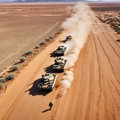 convoy,desert racing,m1a2 abrams,m1a1 abrams,tracked armored vehicle,desert run,combat vehicle,road train,medium tactical vehicle replacement,abrams m1,mad max,dakar rally,m113 armored personnel carrier,army tank,military vehicle,self-propelled artillery,marine expeditionary unit,tanks,off-road racing,off-road vehicles,Photography,General,Realistic