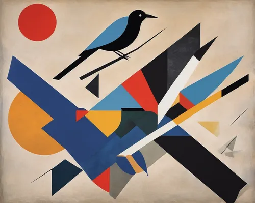 ornithology,passenger pigeon,bird painting,cubism,magpie,seabird,abstract shapes,bird pattern,migratory birds,abstract retro,songbirds,the birds,bird migration,flock of birds,migratory bird,picasso,braque d'auvergne,birds in flight,group of birds,ornamental bird,Art,Artistic Painting,Artistic Painting 46