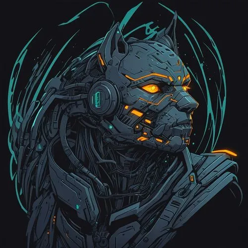 kosmus,cybersmith,garrus,cyberdog,cybertrader,ultron,Illustration,Japanese style,Japanese Style 06