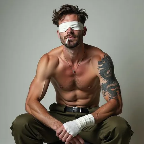 bandaged,chmerkovskiy,sydal,manganiello,tipsarevic,blindfolds,bandage,blindfold,bandages,pugilist,labeouf,artemyev,fischerspooner,blindfolded,bird box,surgical mask,first aid,male nurse,blind folded,mcclenaghan,Illustration,Realistic Fantasy,Realistic Fantasy 31