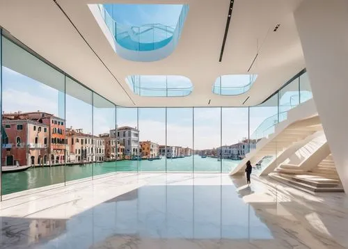 luxury home interior,futuristic art museum,aqua studio,glass roof,roof top pool,venetian hotel,luxury bathroom,quadriennale,venice italy gritti palace,penthouses,infinity swimming pool,glass wall,triennale,arcona,luxury property,fondazione,venetian,bagno,architettura,water cube,Conceptual Art,Sci-Fi,Sci-Fi 06