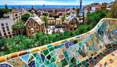 Free Download Images Barcelona Spain Park Guell Parks Cities,park güell,gaudí,barcelona,palma de mallorca,malaga,seville,sagrada familia,hotel barcelona city and coast,alcazar of seville,hotel w barce