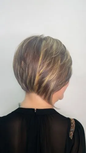 back of head,chignon,trichotillomania,updo,undercut,pleat,short blond hair,regrowth,goldwell,hairpiece,penteado,foils,coif,follicular,alopecia,shoulder length,hairpieces,sassoon,scalp,gold foil crown