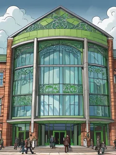 multistoreyed,conservatories,glass building,ecobank,nettl,greengate,genzyme,waitrose,office building,headquaters,dunnes,glass facade,company building,weatherfield,stanchart,company headquarters,athenahealth,sberbank,agribank,department store,Illustration,American Style,American Style 13