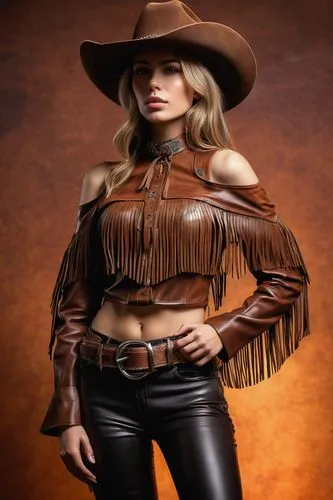 cowgirl,buckskin,deerskin,derivable,western,leather hat,cowgirls,buckskins,longmire,rancher,cowboy bone,westerns,horsewoman,rednex,leather texture,western riding,intrawest,countrywoman,cowpoke,brown fabric,Conceptual Art,Fantasy,Fantasy 04