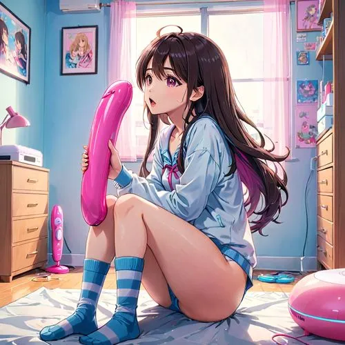 uzuki,on the phone,hikikomori,pajama,dva,kotobukiya,Anime,Anime,Realistic