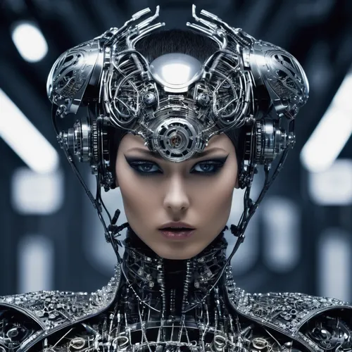 biomechanical,cybernetics,cyborg,wearables,valerian,sci fi,the enchantress,humanoid,endoskeleton,scifi,circuitry,metropolis,cyber,head woman,cyberpunk,robotic,clockwork,streampunk,science fiction,robot eye,Conceptual Art,Sci-Fi,Sci-Fi 09