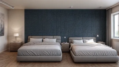 room divider,contemporary decor,modern decor,modern room,sleeping room,search interior solutions,guestroom,wall plaster,guest room,interior decoration,interior design,bed linen,patterned wood decoration,3d rendering,bedroom,blue room,great room,interior modern design,japanese-style room,stucco wall