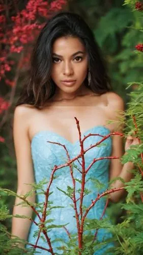 dyesebel,sherine,beautiful girl with flowers,eleftheria,negin,ilanthiriyan,suhana,seher,tiger lily,miss kabylia 2017,blurred background,beauty in nature,tirunal,forest background,spring background,indrani,hande,coral bush,soundarya,winget