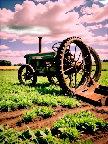 old tractor,farm tractor,agricultural machine,farmall,tillage,tractor,ploughmen,ploughshare,ploughing,straw cart,tilled,ektachrome,aggriculture,potato field,agricultural machinery,field gun,tractors,vintage buggy,plough,old wagon train,Photography,Documentary Photography,Documentary Photography 03