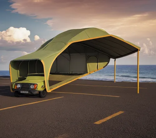 make a car shelter like plane fornt  part 
make it with cloth 
 on an open ground 
make a door 
,fishing tent,beach tent,roof tent,teardrop camper,camper van isolated,camping car,camping tents,beer te