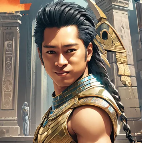 pharaonic,male character,yi sun sin,greek god,wuchang,xiangwei,horus,poseidon god face,perseus,haegen,xing yi quan,pharaoh,artemis temple,dragon li,kai yang,aladha,apollo,hon khoi,warrior east,gobi