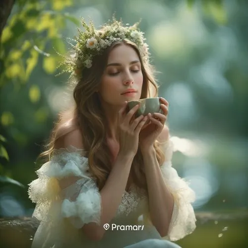 woman eating apple,girl in flowers,beautiful girl with flowers,principessa,primavera,girl picking flowers,Photography,General,Cinematic