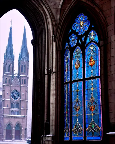 church windows,church window,stained glass windows,stained glass window,aachen cathedral,stained glass,gothic church,nidaros cathedral,front window,transept,cathedrals,marquette,cathedral,temple square,markale,christ chapel,window front,neogothic,collegiate basilica,the cathedral,Illustration,Abstract Fantasy,Abstract Fantasy 21