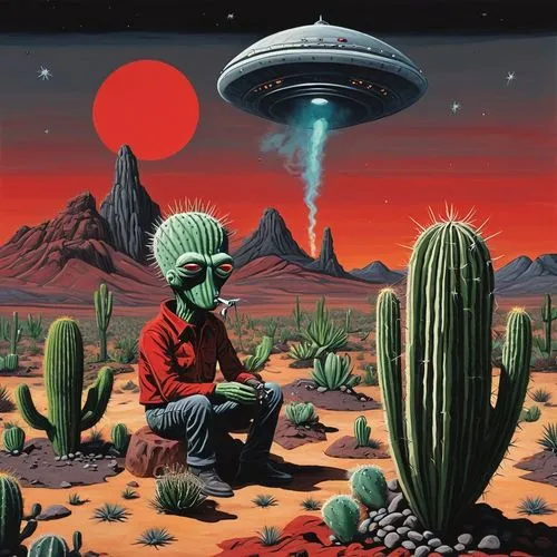 sleestak,alien planet,uncredited,red planet,martians,martian,klaatu,mekon,kuenzer,seti,namurian,silurian,greedo,peyote,sulei,mcquarrie,corben,alien world,mysterians,interplanetary,Illustration,Realistic Fantasy,Realistic Fantasy 33