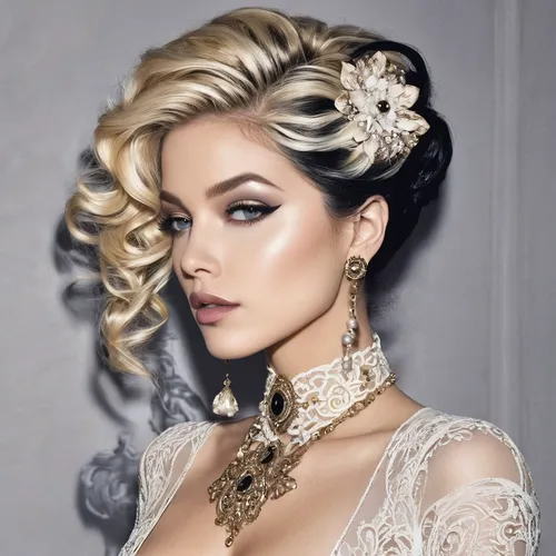 bridal jewelry,bridal accessory,bridal,silver wedding,bridal dress,blonde in wedding dress,bride,bridal clothing,white rose snow queen,vintage makeup,glamorous,diadem,royal lace,vintage lace,elegance,wedding dress,lace wig,victorian lady,bridal veil,wedding gown,Conceptual Art,Fantasy,Fantasy 22