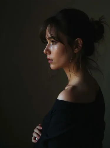 coqui,profile,woman portrait,nolwenn,half profile,sinu,Photography,Documentary Photography,Documentary Photography 11