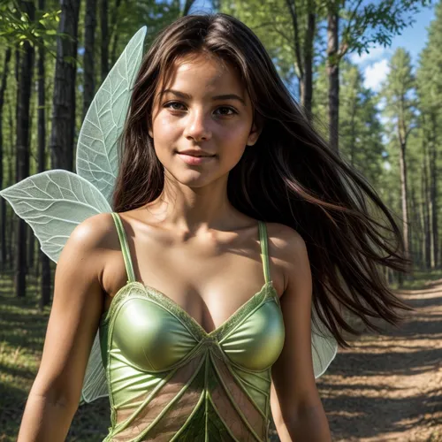 Wearing a sexy leafy outfit, stylish and glowing like a fairy in the movie Shrek.,faerie,little girl fairy,fairy,tinkerbell,flower fairy,faery,garden fairy,rosa ' the fairy,fairies,fairy queen,fairie,