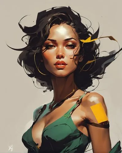 mulan,eldena,rogue,esmeralda,transistor,zarina,Conceptual Art,Fantasy,Fantasy 06