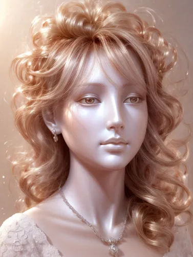 Cast of the face of Her Imperial Highness Princess Gracia of Monaco.,peignoir,antinous,margaery,mikimoto,delenn,amalthea,euphemia,belldandy,finrod,frigga,doll's facial features,hagio,jessamine,nunnall