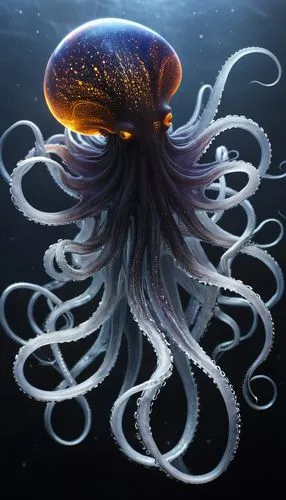 cnidaria,jellyfish,nautilus,cephalopod,cnidarian,octopus,deep sea nautilus,sea animal,marine animal,lion's mane jellyfish,octopus tentacles,silver octopus,kraken,symbiotic,delicacy,suardiana,sea-life,anemone of the seas,fun octopus,deep sea,Photography,Artistic Photography,Artistic Photography 11