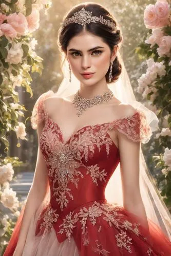 wedding dresses,white rose snow queen,wedding gown,bridal dress,bridal gown,wedding dress,ball gown,bridewealth,sposa,princess sofia,bridal,red gown,gwtw,rosalinda,the bride,ballgown,noblewoman,quinceanera,arwen,maxon,Photography,Realistic