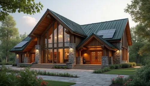 wooden house,log home,timber house,log cabin,forest house,chalet,wooden roof,the cabin in the mountains,summer cottage,3d rendering,house in the forest,small cabin,wooden beams,beautiful home,inverted cottage,folding roof,country cottage,slate roof,revit,cottage,Photography,General,Realistic