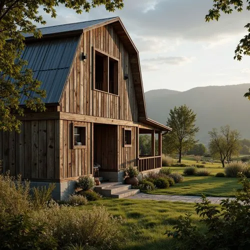 3d rendering,farmstead,render,barnhouse,wooden house,field barn,the cabin in the mountains,country house,home landscape,house in the mountains,barn,farm house,3d render,revit,log home,3d rendered,country cottage,rustic,sketchup,homestead