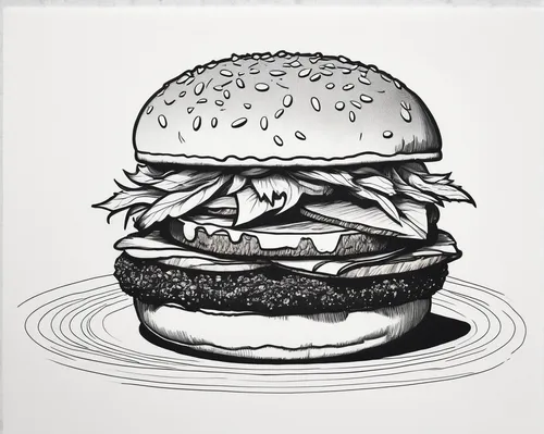 hamburger,the burger,big hamburger,burger,classic burger,burguer,veggie burger,burgers,gator burger,hamburgers,food line art,luther burger,buffalo burger,burger emoticon,cheeseburger,hamburger set,hamburger vegetable,grilled food sketches,hamburger plate,cemita,Illustration,Black and White,Black and White 18