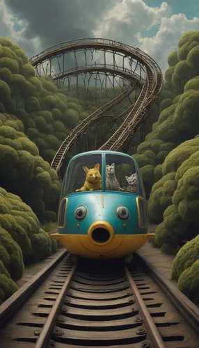 wooden train,green train,children's railway,wooden railway,sky train,car train,the train,animal train,high-speed train,roller coaster,high speed train,cartoon car,high-speed rail,electric train,train ride,railroad,train,last train,thomas the train,studio ghibli,Conceptual Art,Daily,Daily 30