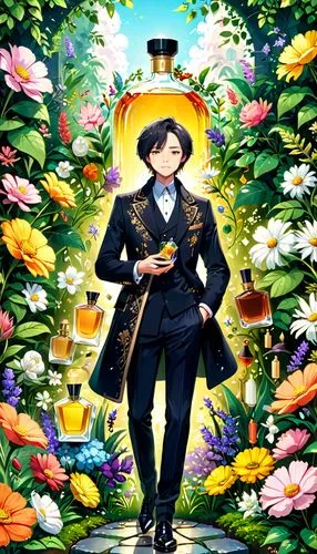 waiter,hans christian andersen,coffee tea illustration,aristocrat,bridegroom,hatter,coffee background,the son of lilium persicum,caterer,garden of eden,iranian nowruz,bellboy,cd cover,flower background,flower tea,tea tin,flower nectar,tea card,chef's uniform,magician,Anime,Anime,Traditional