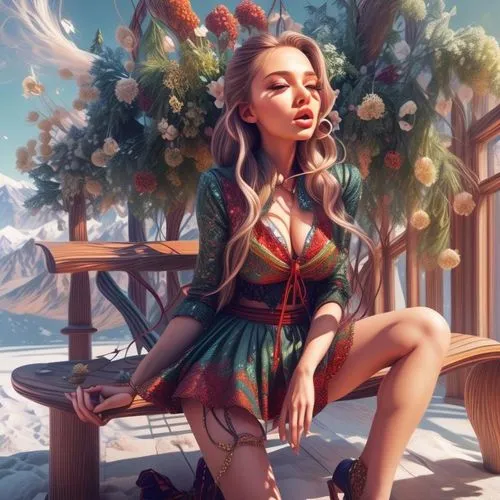 fantasy portrait,fantasy picture,world digital painting,girl in flowers,fantasy art,magnolia,lorelai,springtime background,fantasy girl,magnolias,girl in a wreath,background ivy,margairaz,birnerova,japanese sakura background,lijie,nestruev,lyuba,digital painting,pushkina