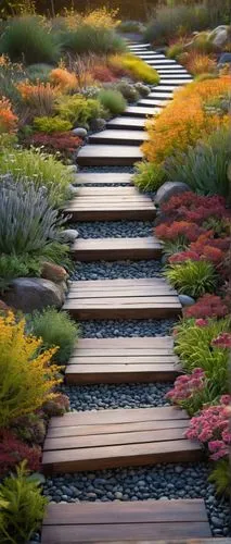 pathway,wooden path,winding steps,walkway,pathways,landscape designers sydney,landscape design sydney,japan garden,japanese zen garden,escaleras,steps,zen garden,flooded pathway,autumn borders,rockeries,climbing garden,paths,garden design sydney,wooden track,flowerbeds,Illustration,Realistic Fantasy,Realistic Fantasy 11