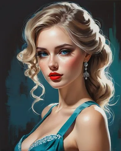 world digital painting,digital painting,pin-up girl,retro pin up girl,pin up girl,romantic portrait,valentine day's pin up,pin up,pin ups,blonde woman,fantasy portrait,fantasy art,art painting,elsa,valentine pin up,retro pin up girls,photo painting,pin-up,pin-up girls,fashion illustration,Conceptual Art,Oil color,Oil Color 09