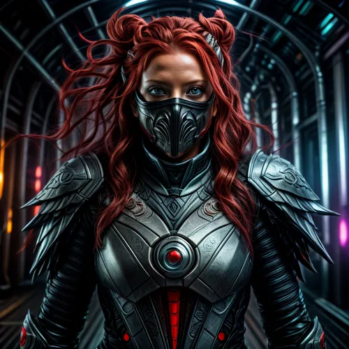 red eyes more mask,darth talon,cyborg,black widow,red hood,head woman,echo,huntress,female warrior,shepard,nova,gear shaper,warrior woman,alien warrior,cobra,red chief,sci fi,cg artwork,starfire,merc,