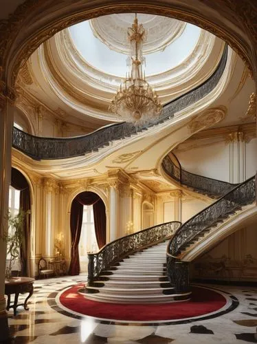 circular staircase,staircase,winding staircase,cochere,palladianism,neoclassical,palatial,opulently,opulence,outside staircase,marble palace,grandeur,staircases,opulent,ornate room,ritzau,lanesborough,royal interior,archly,chateauesque,Conceptual Art,Sci-Fi,Sci-Fi 25