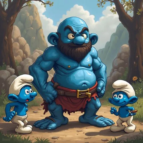 smurfs,smurf,gargamel,smurfette,smurray,scandia gnomes,genie,dwarves,kolins,grumblers,dwarfs,zoombinis,smurthwaite,orsanic,kobolds,klebolds,game illustration,smurfing,menehune,ohana