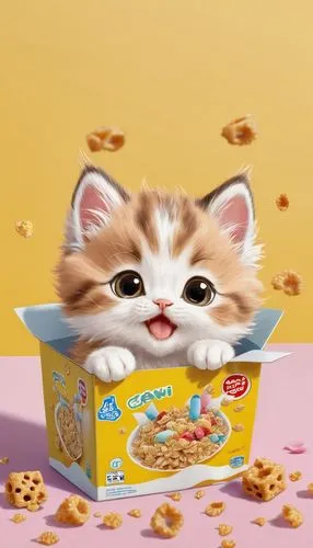 friskies,cereals,cereal,kelloggs,cheerio,cheerios,cheeriest,krispie,krispies,fluffernutter,cornflakes,breakfast cereal,poupard,trix,chex,oat,cereal stubble,kellogg,cheerier,crunchier,Illustration,Japanese style,Japanese Style 01