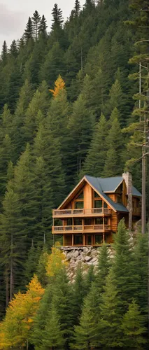 A cozy cabin surrounded by tall pine trees in the mountains,log home,the cabin in the mountains,house in the mountains,house in mountains,timber house,american larch,tree house hotel,log cabin,house i