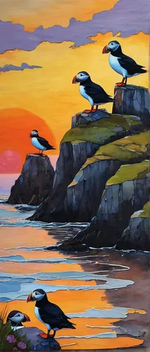 crested terns,bird painting,sea birds,gulls,little pied cormorants,pelicans,harbor cranes,seabirds,coastal bird,colorful birds,puffins,sea gulls,flying sea gulls,coast sunset,birds in flight,crows,perched birds,seagulls,bird migration,murder of crows,Illustration,Paper based,Paper Based 06