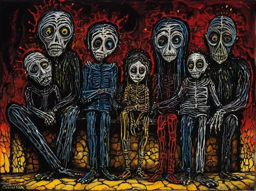 days of the dead,day of the dead frame,day of the dead,abductees,korn,stargrave,Illustration,Realistic Fantasy,Realistic Fantasy 33