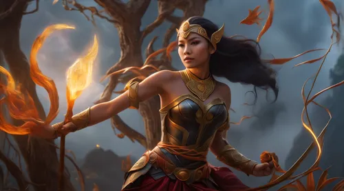 the enchantress,wonderwoman,sorceress,fantasy woman,female warrior,jaya,fire dancer,fantasy art,wonder woman,fire-eater,druid,firedancer,fantasy picture,warrior woman,wood elf,fire background,fantasy warrior,dark elf,flame spirit,fire artist