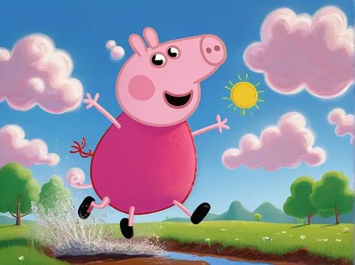 piglet,suckling pig,pig,lucky pig,wool pig,pink elephant,cute cartoon character,kawaii pig,piglet barn,frutti di bosco,pink vector,kirby,agnes,piggy,barnyard,children's background,heart pink,hop scotch,piggybank,the pink panther,Conceptual Art,Daily,Daily 18