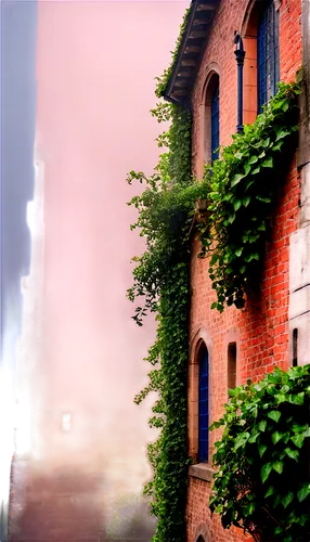 collonges,alleyway,alley,alleyways,alsace,urban landscape,lostplace,old linden alley,ruelle,coalport,sidestreet,cloudstreet,townscapes,medieval street,foggy landscape,old brick building,hedge,sentier,red bricks,vicarages,Conceptual Art,Daily,Daily 26