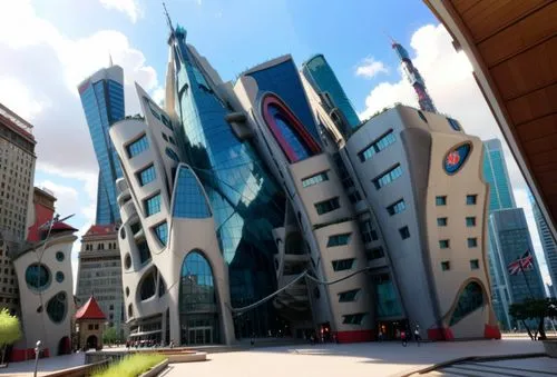 futuristic architecture,futuristic art museum,singapura,shanghai disney,walt disney center,fantasy city,odaiba,beautiful buildings,singapore,singapore landmark,hongdan center,baku eye,3d rendering,city buildings,sky space concept,futuristic landscape,modern architecture,buildings,3d rendered,kirrarchitecture,Anime,Anime,General