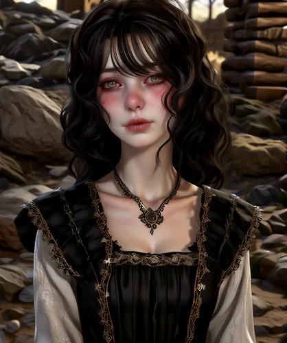 fantasy portrait,artemisia,poker primrose,vampire lady,female doll,primrose,violet head elf,vampire woman,eglantine,black eyes,gara,dark elf,elven,sterntaler,jester,kadala,celtic queen,fable,nora,venetia