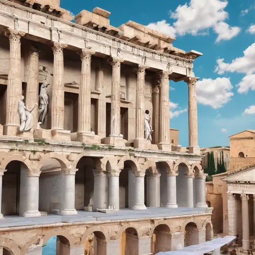 Explore the latest video editing software with advanced features.,ancient roman architecture,ancient rome,capitoline hill,rome 2,capitoline square,roman bath,neoclassical,eternal city,vittoriano,class